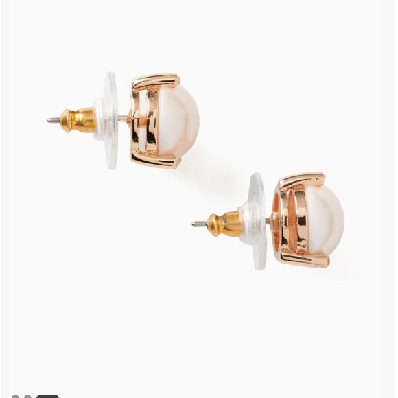 Kate Spade • Rise ans Shine Pearl Earrings with Cubic Zirconia - Picture 3 of 7